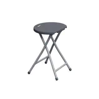 Tabouret Pliant gris H46 cm WERKA PRO 