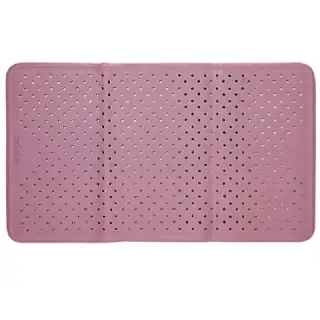 Tapis de bain rectangulaire.