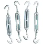 Tendeur à cage 5mm acier zingué 4 pcs