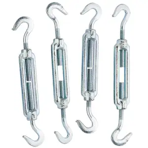 Tendeur à cage 5mm acier zingué 4 pcs