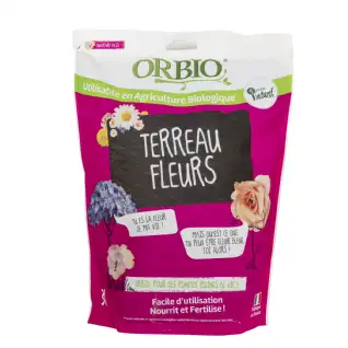 Terreau fleurs  Orbio