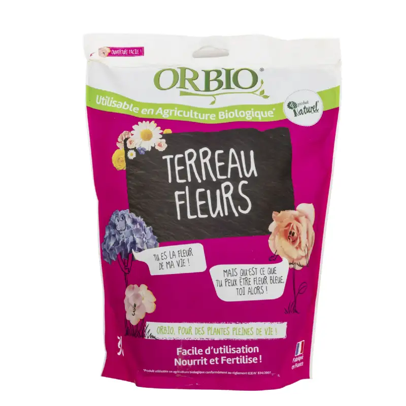 Terreau fleurs  Orbio