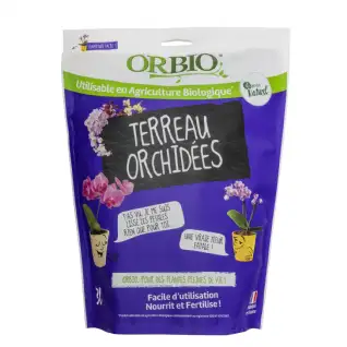 Terreau orchidées 3L Orbio