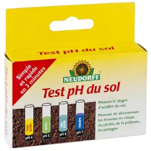 Test ph du sol