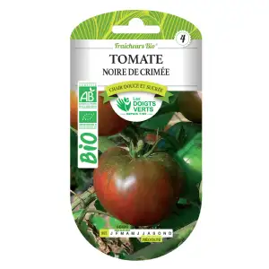 Graines tomate noire de Crimée BIO Les Doigts Verts