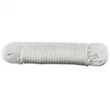 Tresse 20m polypropylène blanc