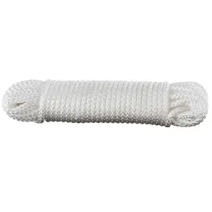 Tresse 20m polypropylène blanc