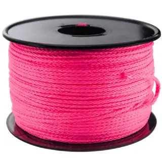 Tresse Ø 1,5mm rose 100m polypropylène