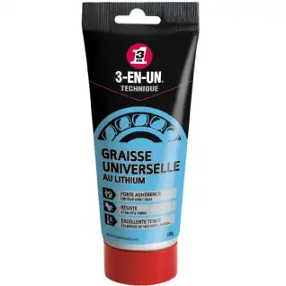 Tube de graisse universelle lithium 3 en 1