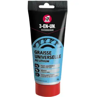 Tube de graisse universelle lithium 3 en 1