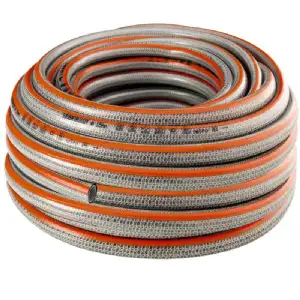 Tuyau d'arrosage tricoté gris Ø 19 mm 25 m