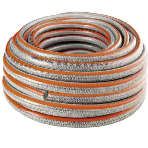 Tuyau d'arrosage gris 40m ø15 mm antivrille