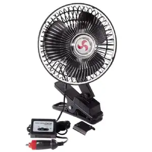 Ventilateur auto 12 v a pince