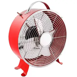 Ventilateur de table rouge 20 watts