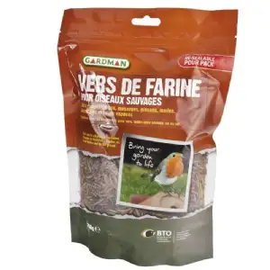 Vers de farine séchés 200g