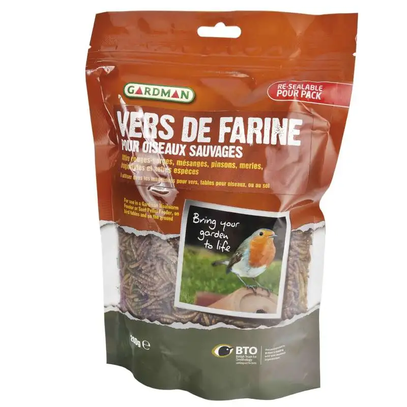 Vers de farine séchés 200g