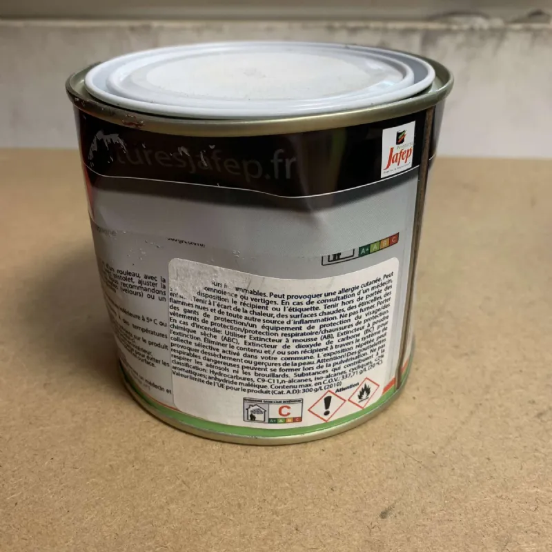 Peinture bois blanc écru 0,5l Jafep