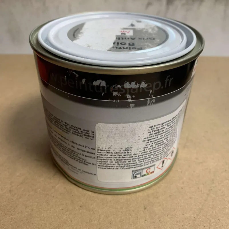 Peinture bois blanc écru 0,5l Jafep