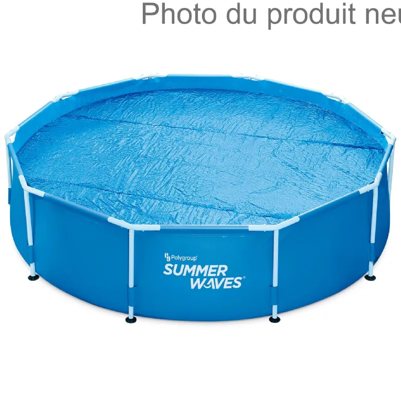 Bâche à bulles pour piscine ronde Summer-Waves